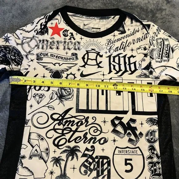 SMALL NIKE Club America 2024/2025 Academy Pro Pre-Match Jersey FQ4612 SLIM FIT - Picture 5 of 7